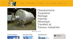 Desktop Screenshot of groupe-sh.fr